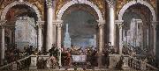 Paolo Veronese The guest time in the house of Levi Sweden oil painting artist